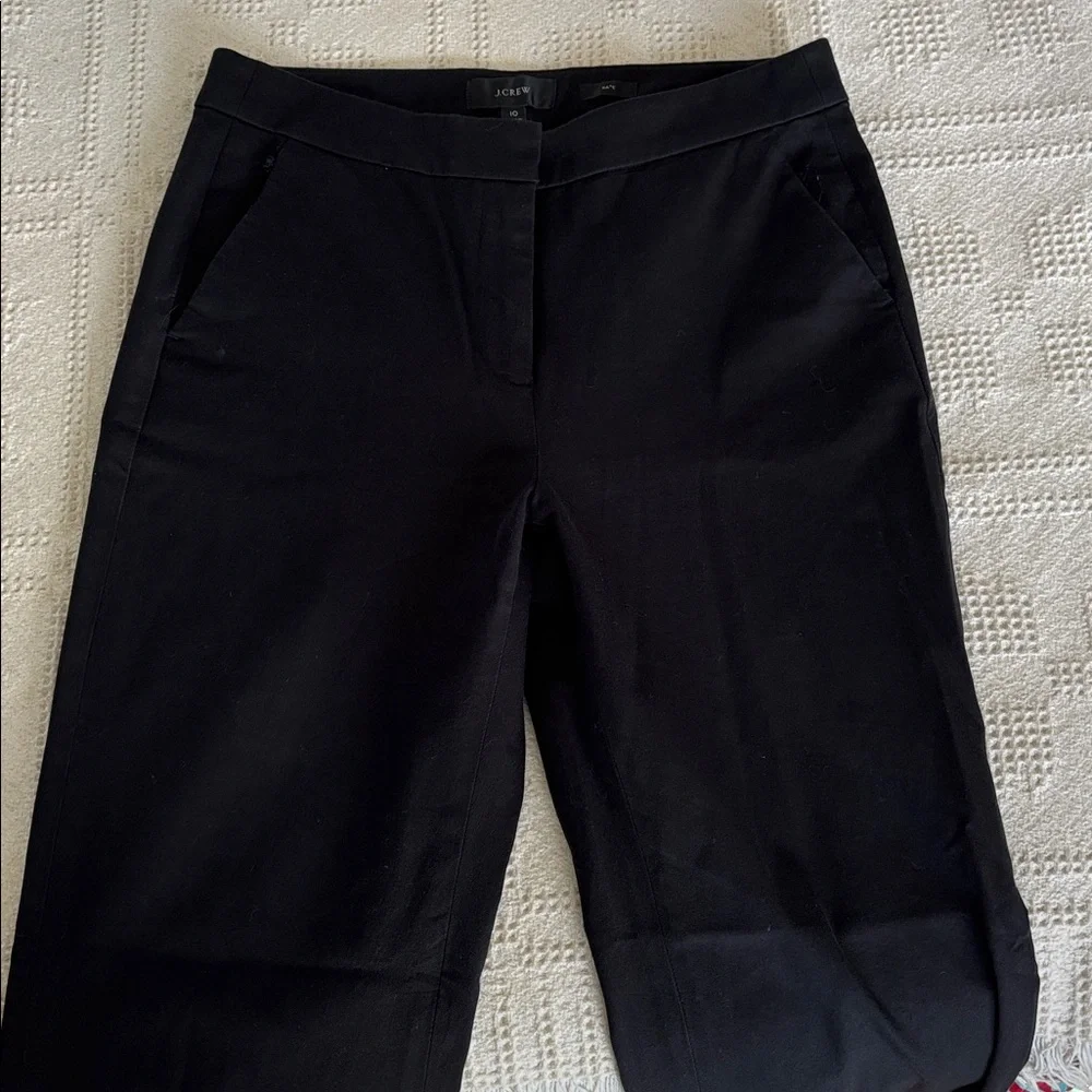 Lot (2) J. Crew Women’s Black Career Wear Work Wear Business‎ Pants Size 10